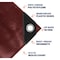 Tarpco Safety Heavy Duty Tarp, 10 ft x 10 ft, 14 Mil, Maroon, Polyethylene, Waterproof, Rip and Tear Proof TS-107-10X10 - alternate 6